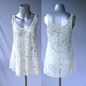 ush Heavy Lace Tank Top
